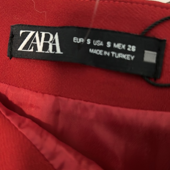 Zara red skirt skort - Picture 4 of 4